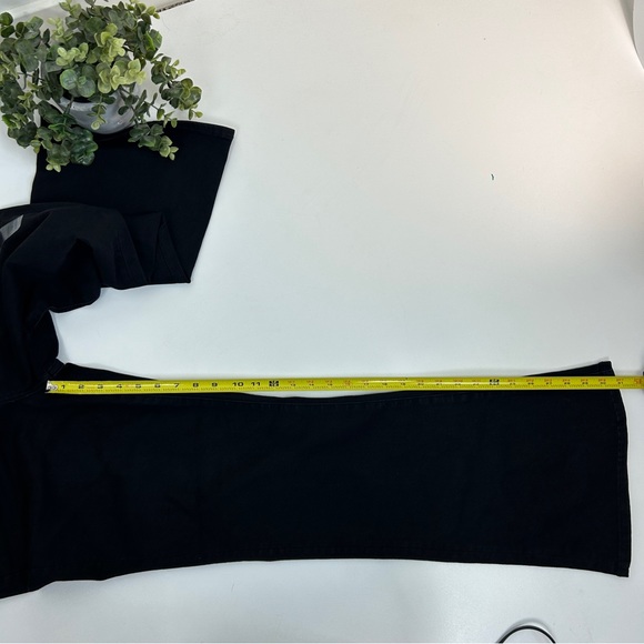 American Eagle Highest Rise Flare Leg Button Fly Jeans Black Size 16 NWT - Picture 15 of 15